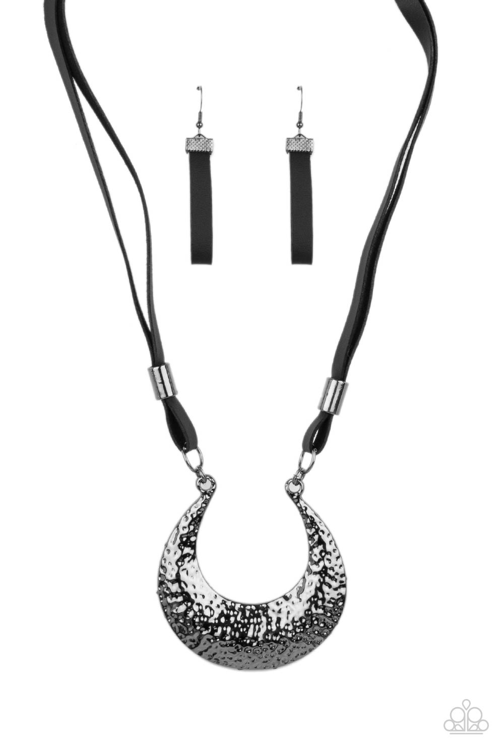 Paparazzi Necklaces - Majorly Moonstruck - Black