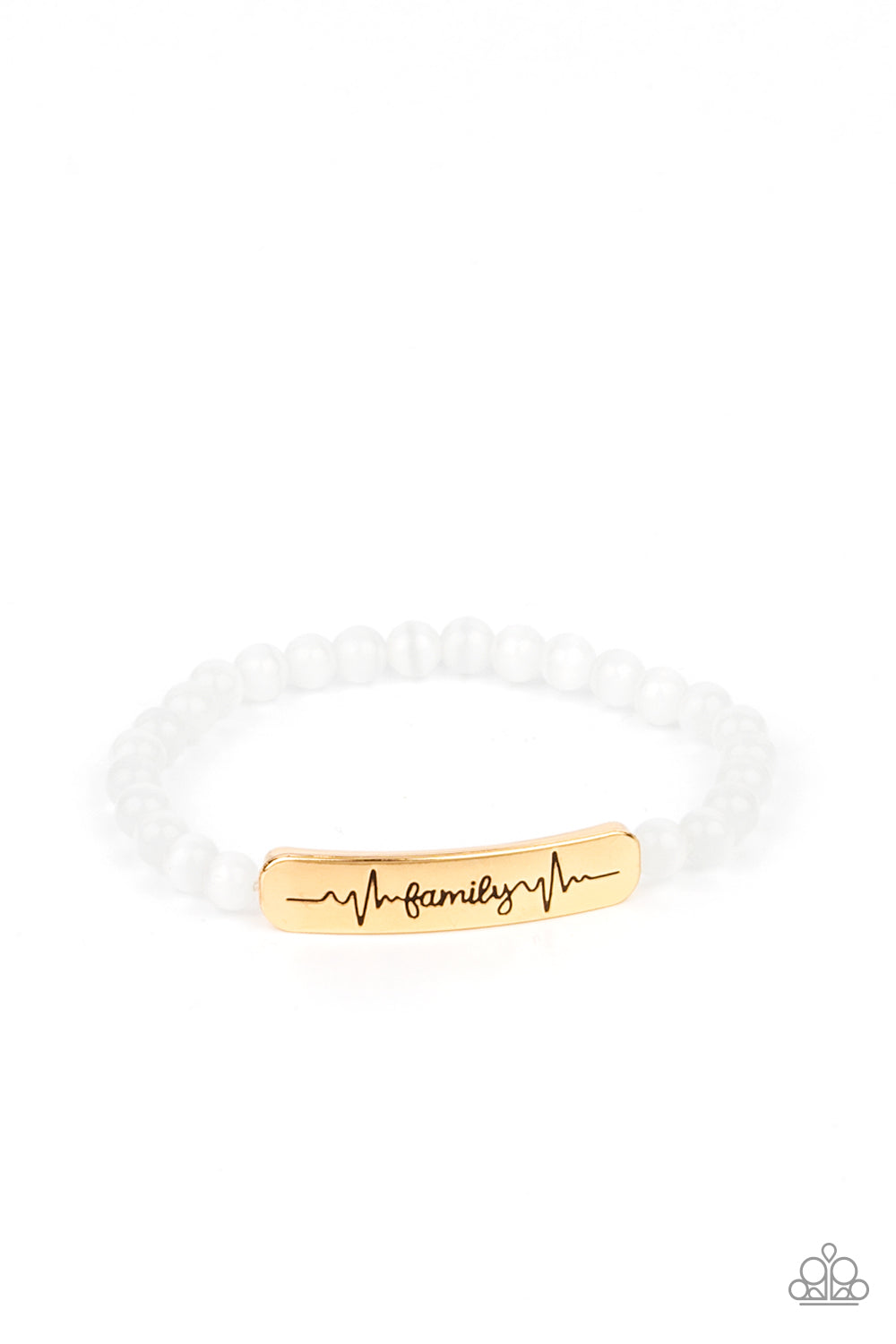 Paparazzi Bracelets - Family is Forever - Gold