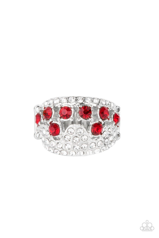 Paparazzi Rings - Imperial Incandescence - Red