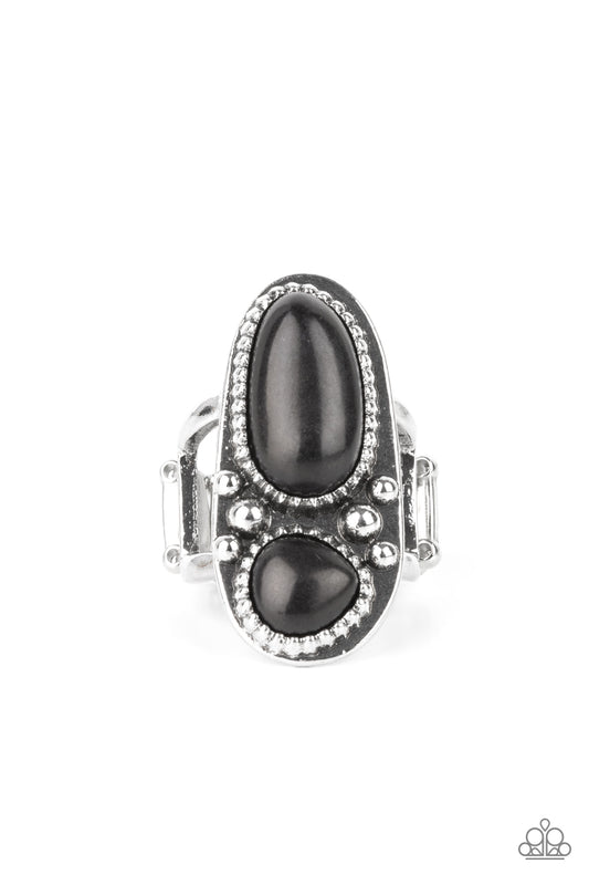 Paparazzi Rings = Magical Mesas - Black