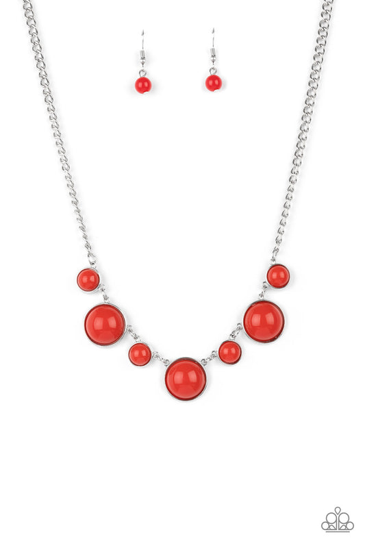 Paparazzi Necklaces - Prismatically POP-tastic - Red