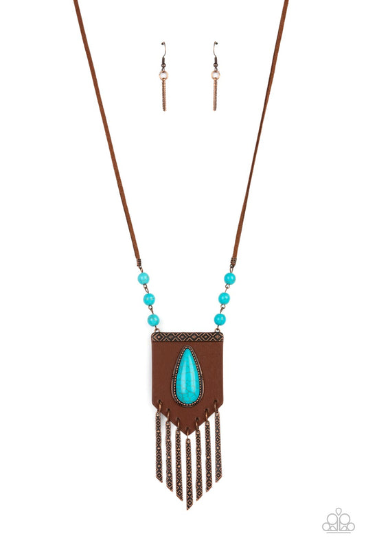 Paparazzi Necklaces - Enchantingly Tribal - Copper