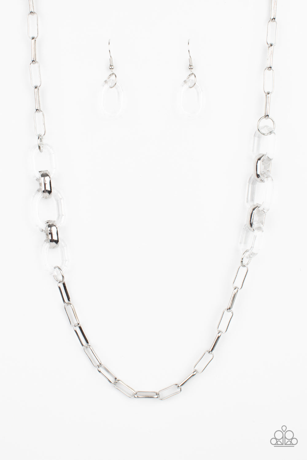 Paparazzi Necklaces - Have I Made Myself Clear - White
