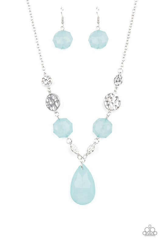 Paparazzi Necklaces - Dew What You Wanna Dew - Blue