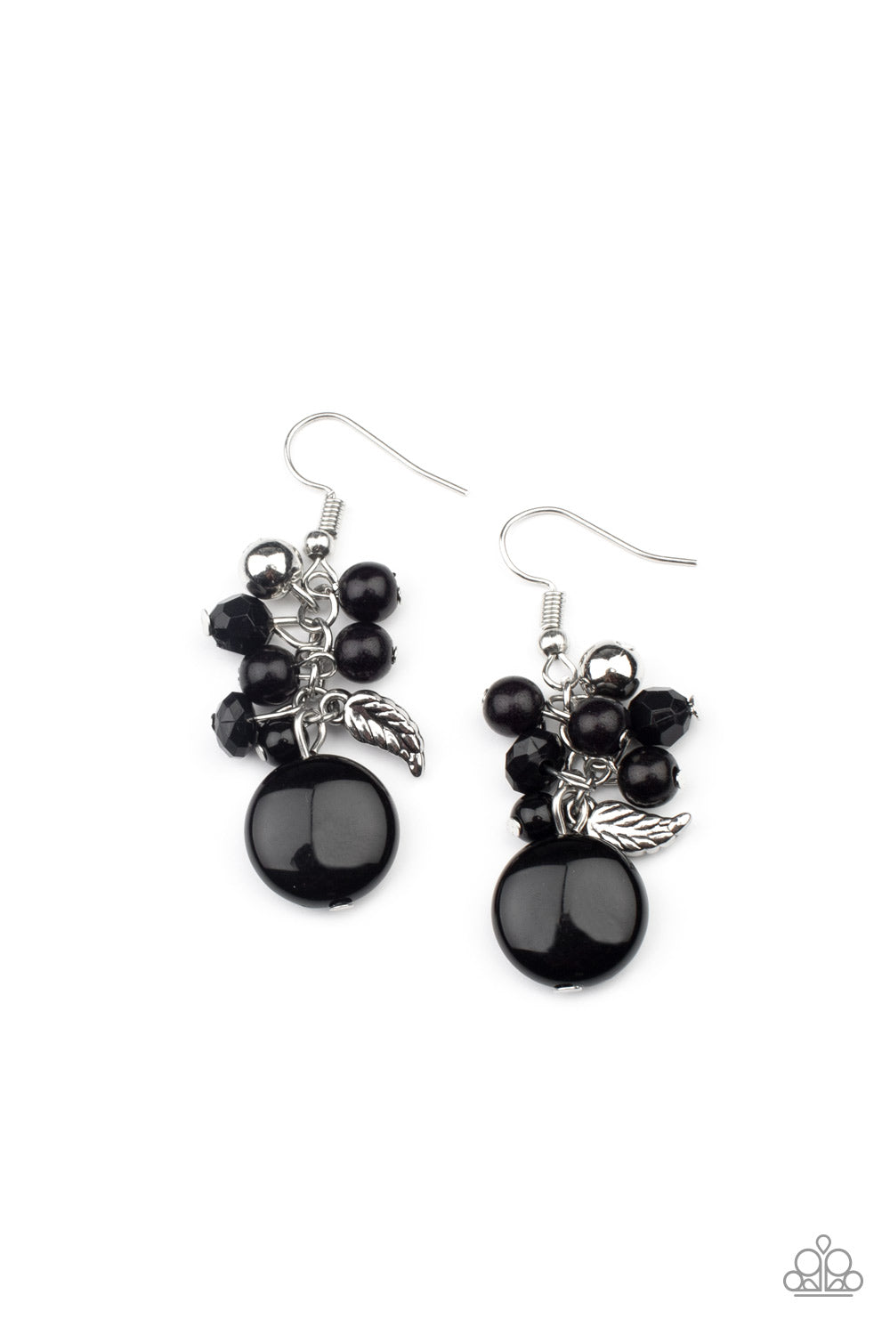 Paparazzi Earrings - Whimsically Musical - Black