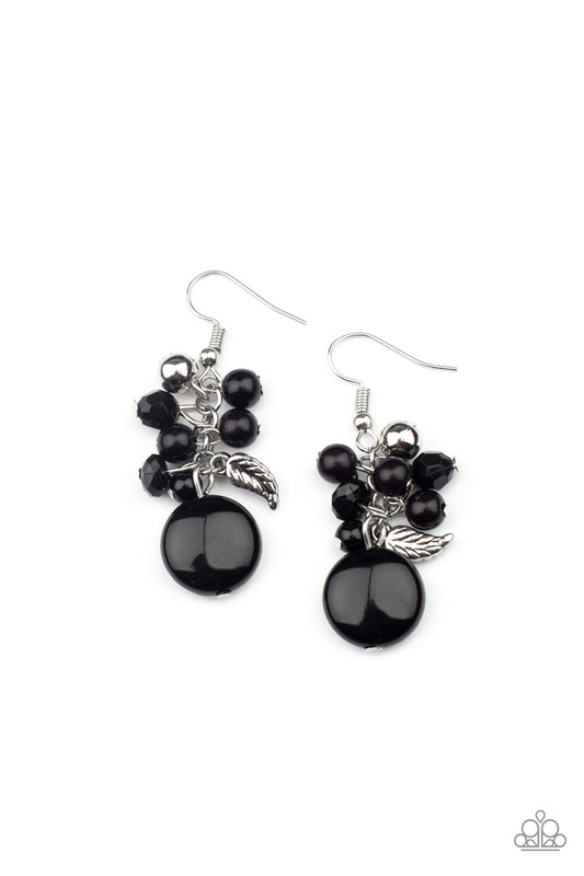 Paparazzi Earrings - Whimsically Musical - Black