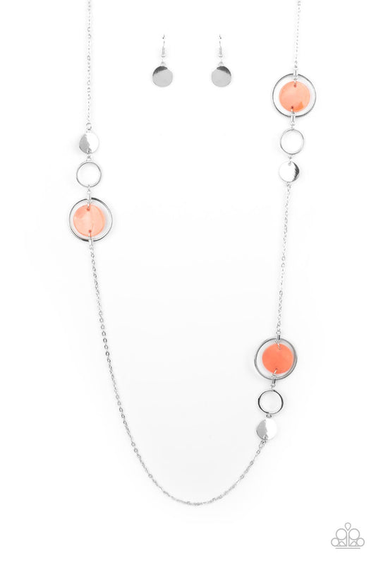 Paparazzi Necklaces - Laguna Lounge - Orange