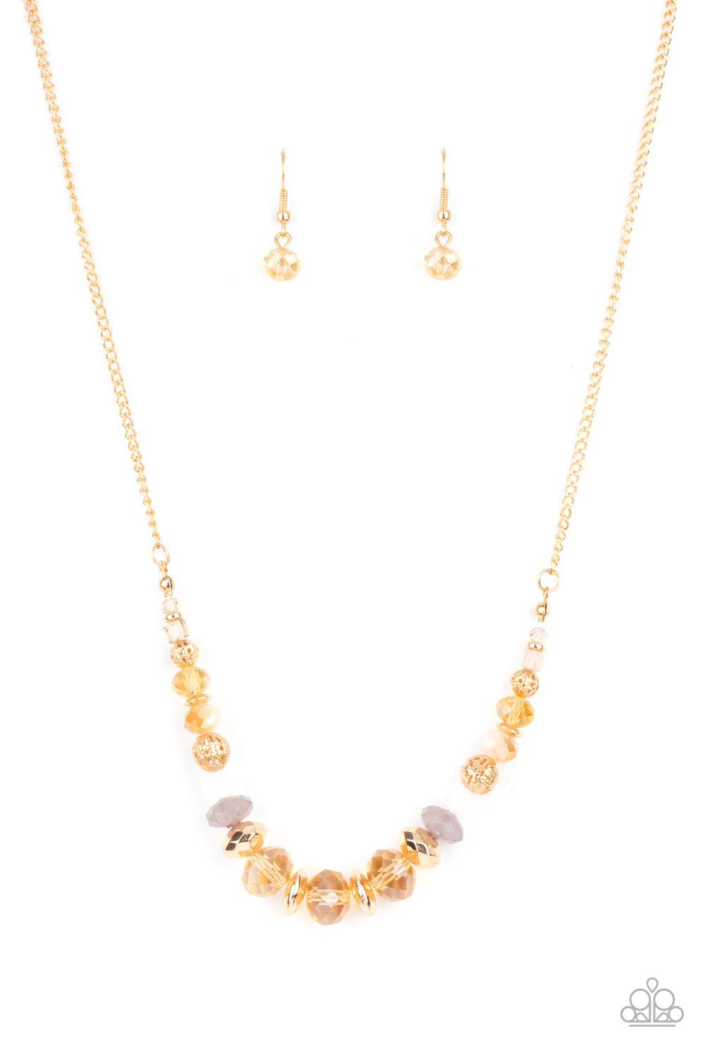 Paparazzi Necklaces - Turn Up The Tea Lights - Gold