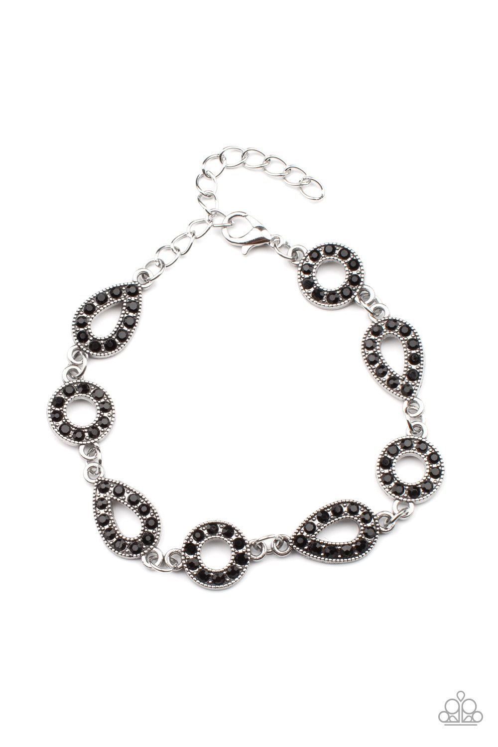 Paparazzi Bracelets - Royally Refined - Black