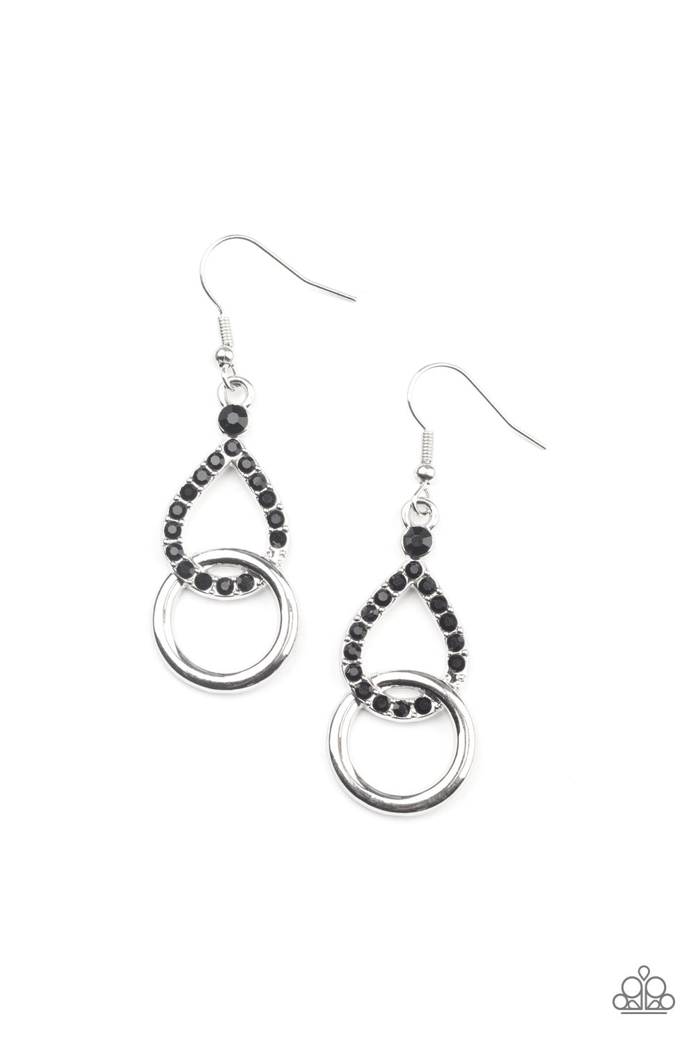 Paparazzi Earrings - Red Carpet Couture - Black