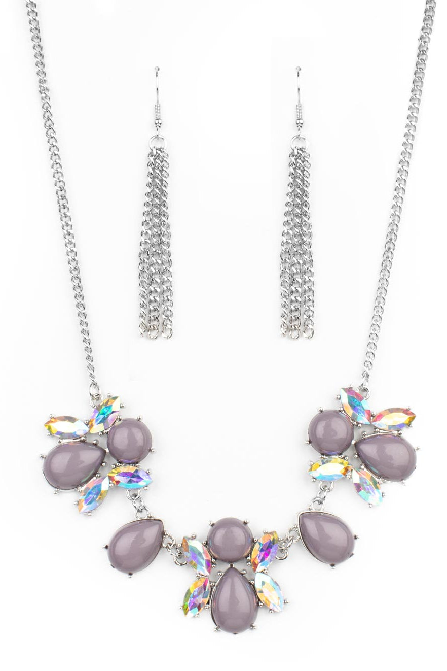 Paparazzi Necklaces - Galaxy Gallery - Silver