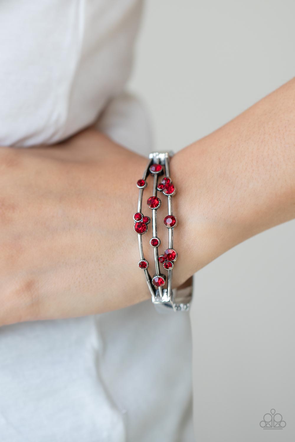 Paparazzi Bracelets - Cosmic Candescence - Red