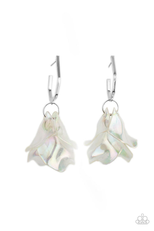 Paparazzi Earrings - Jaw-Droppingly Jelly - Silver