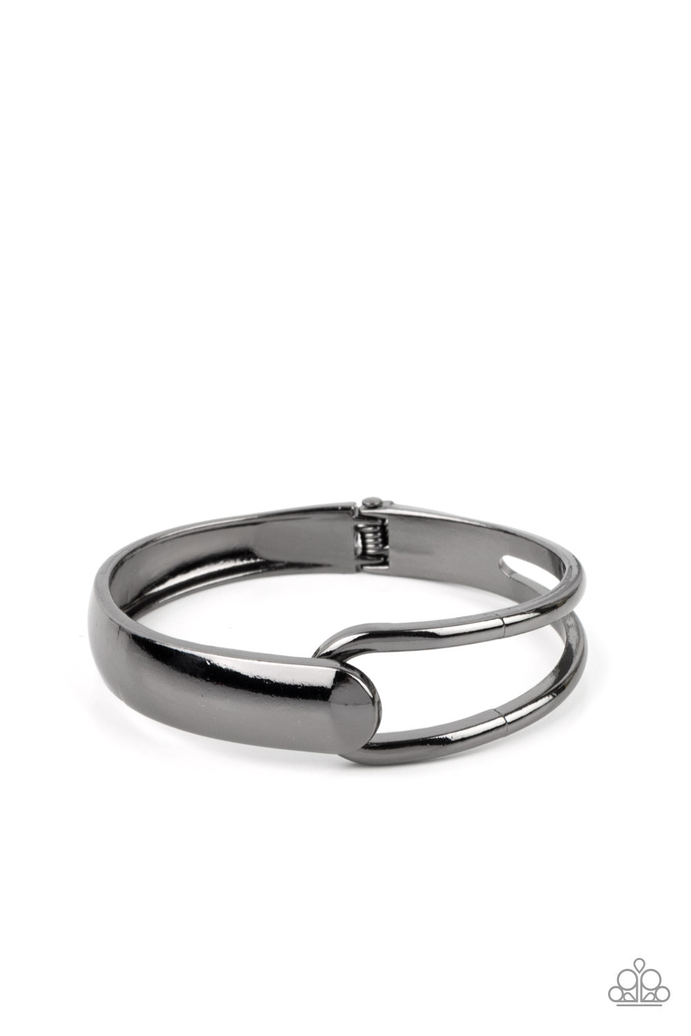 Paparazzi Bracelets - Couture - Clutcher - Blacvk
