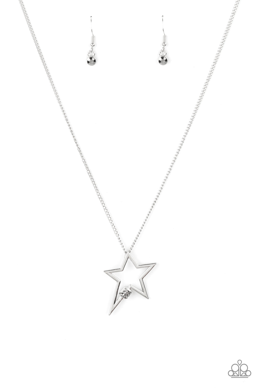 Paparazzi Necklaces - Light Up The Sky - Silver