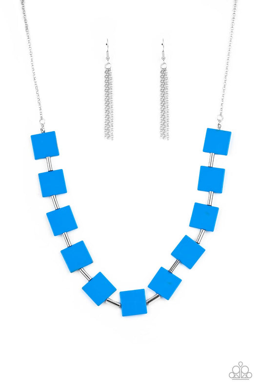 Paparazzi Necklaces - Hello, Material Girl - Blue
