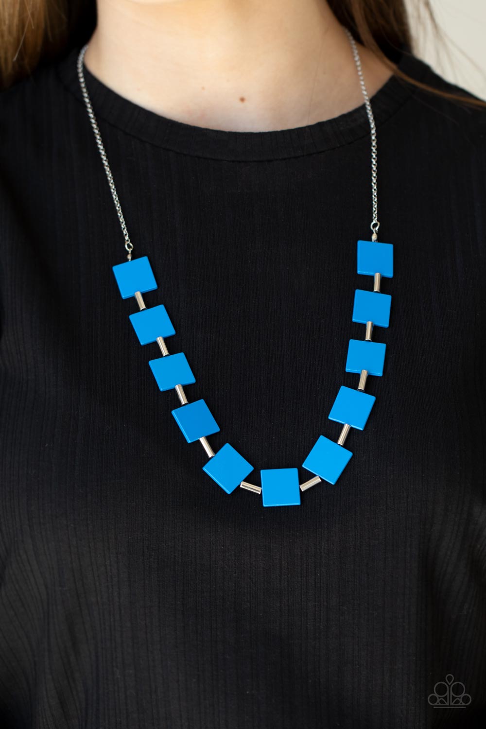 Paparazzi Necklaces - Hello, Material Girl - Blue