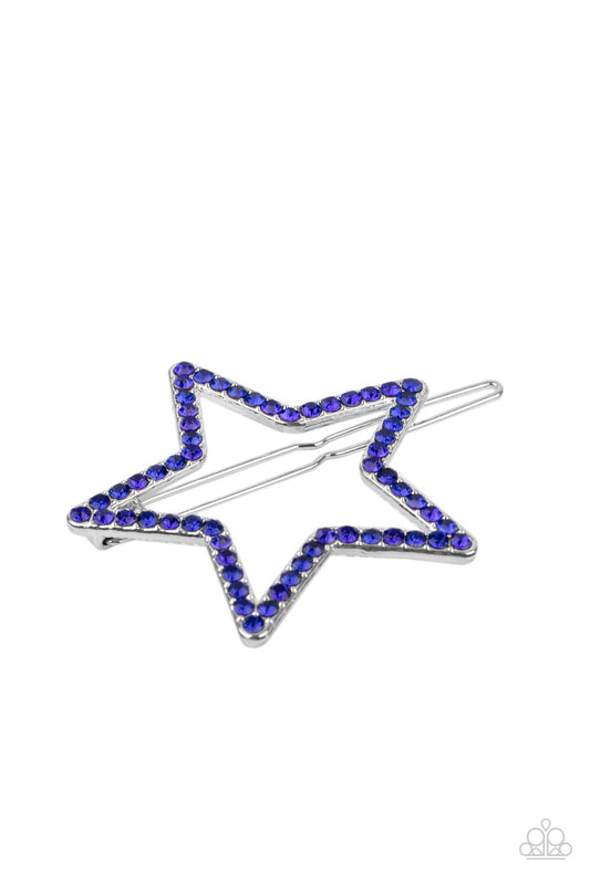 Paparazzi Hair Accessories - Stellar Standout - Blue