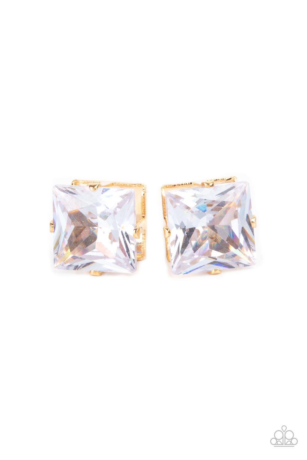 Paparazzi Earrings - Times Square Timeless - Gold