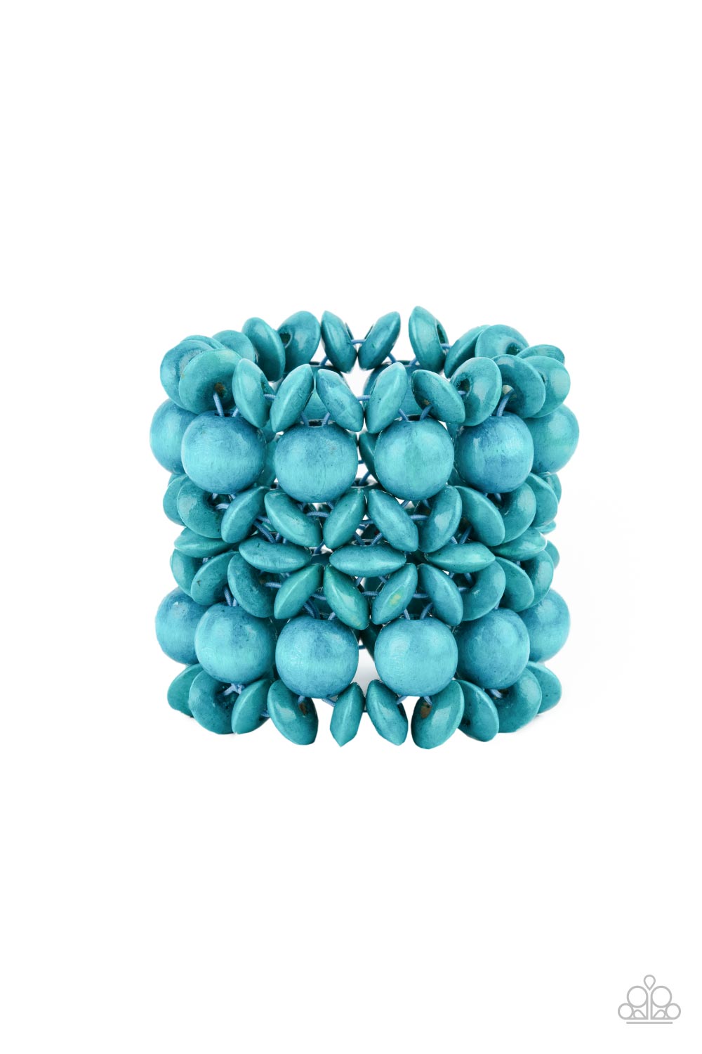 Paparazzi Bracelets - Island Mixer - Blue