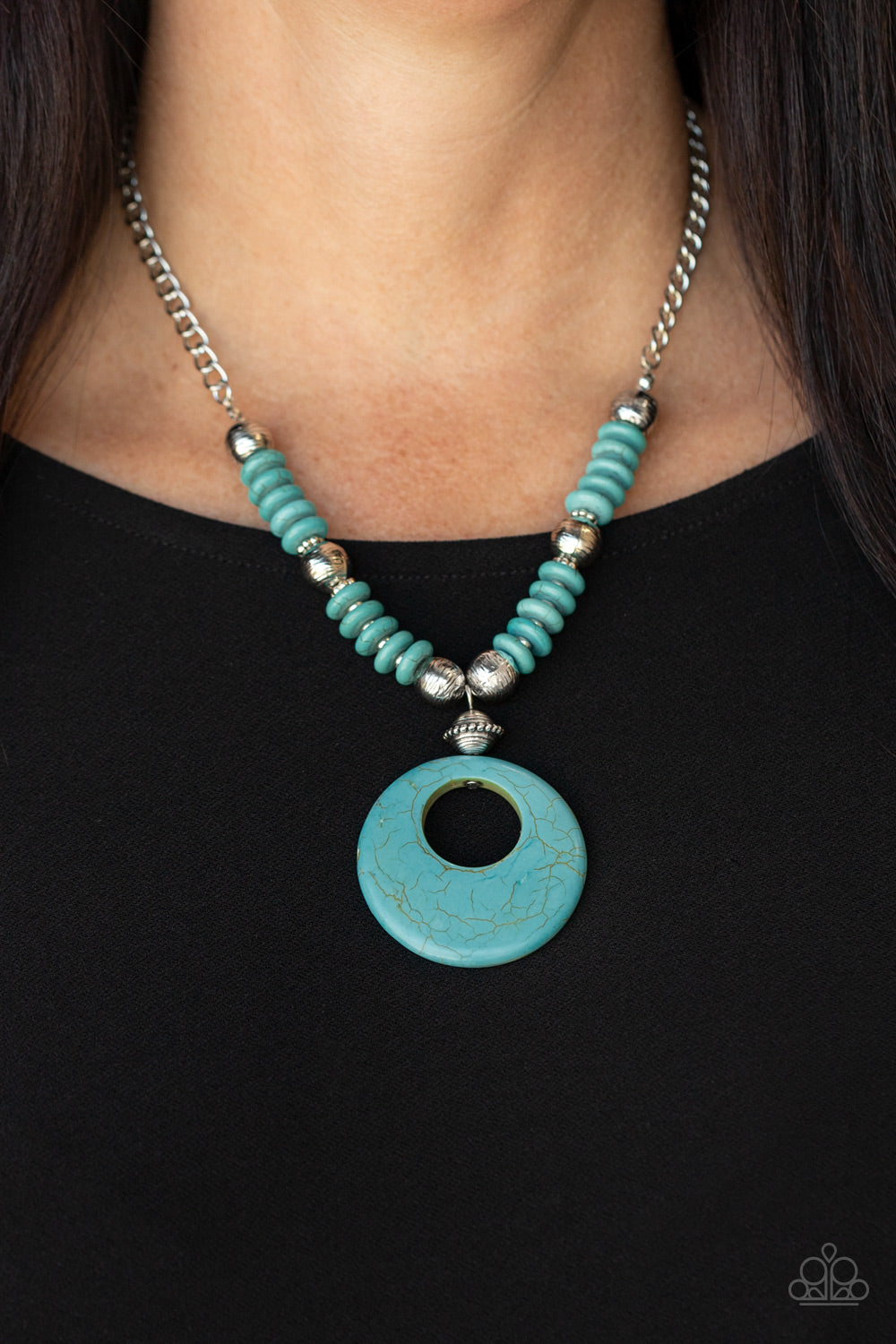 Paparazzi Necklaces - Oasis Goddess - Blue