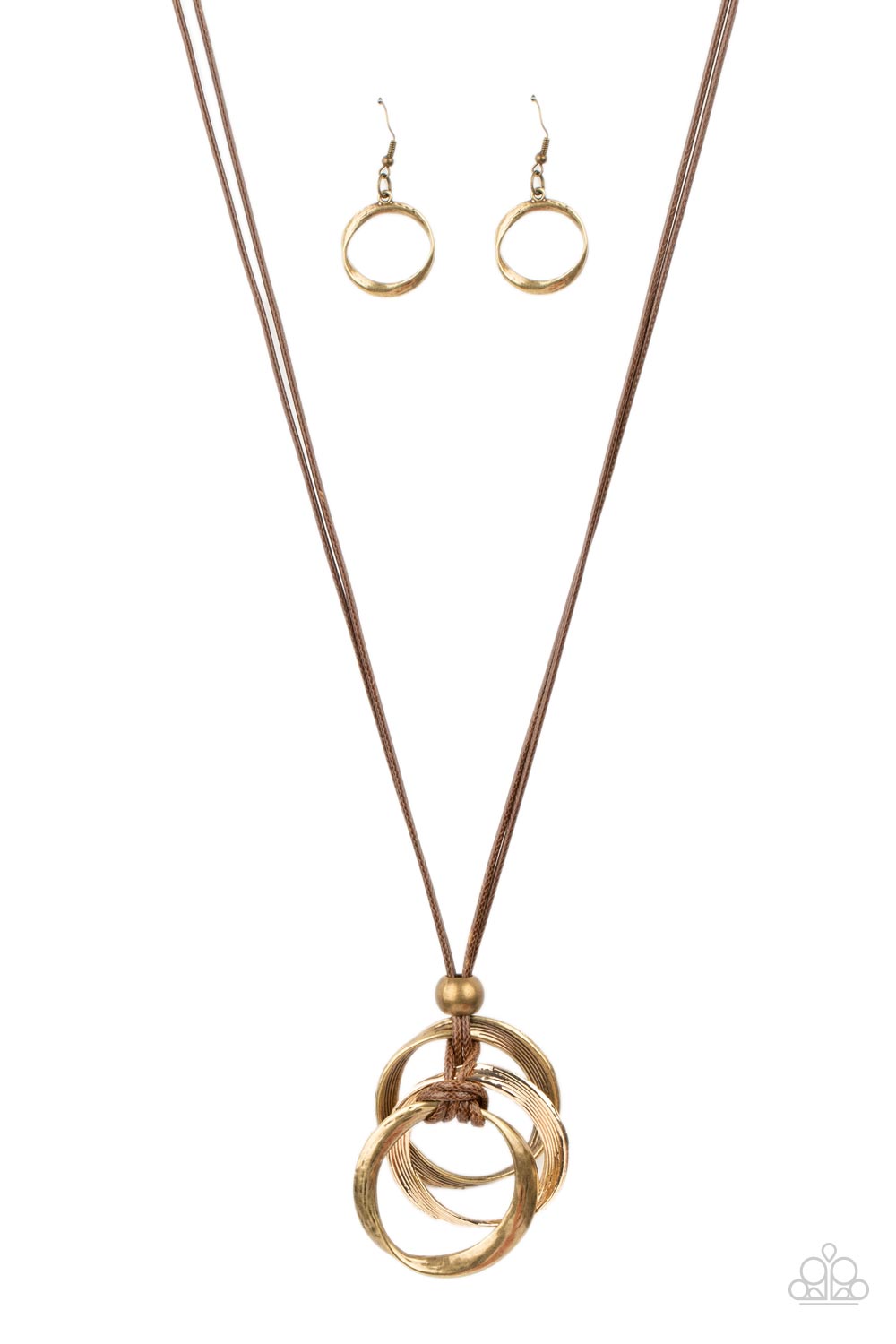 Paparazzi Necklaces - Harmonious Hardware - Brass