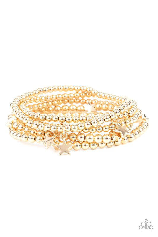 Paparazzi Bracelets - American All-Star - Gold