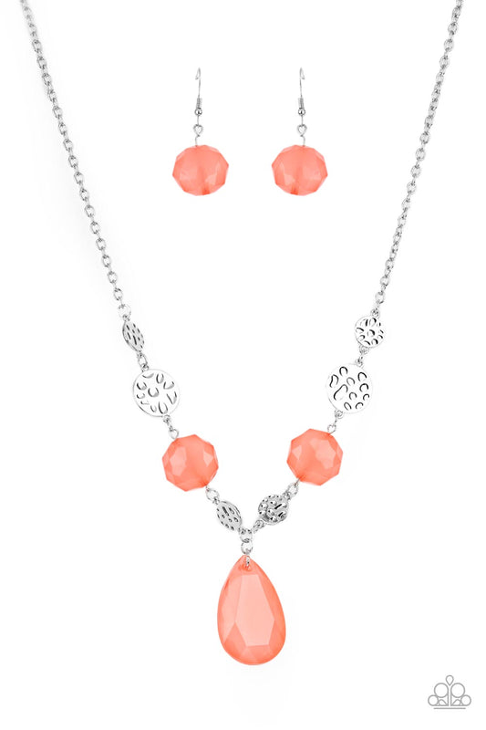 Paparazzi Necklaces - Dew What You Wanna Dew - Orange