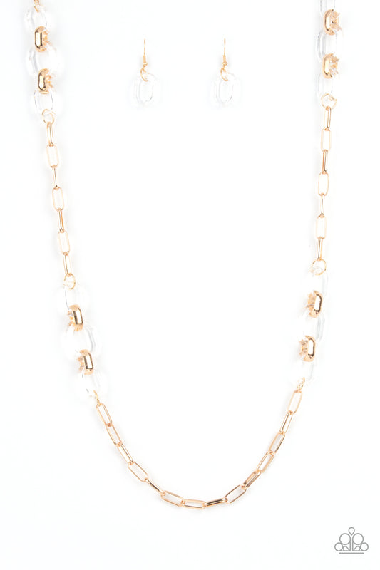 Paparazzi Necklaces - Have I Made Myself Clear? - Gold