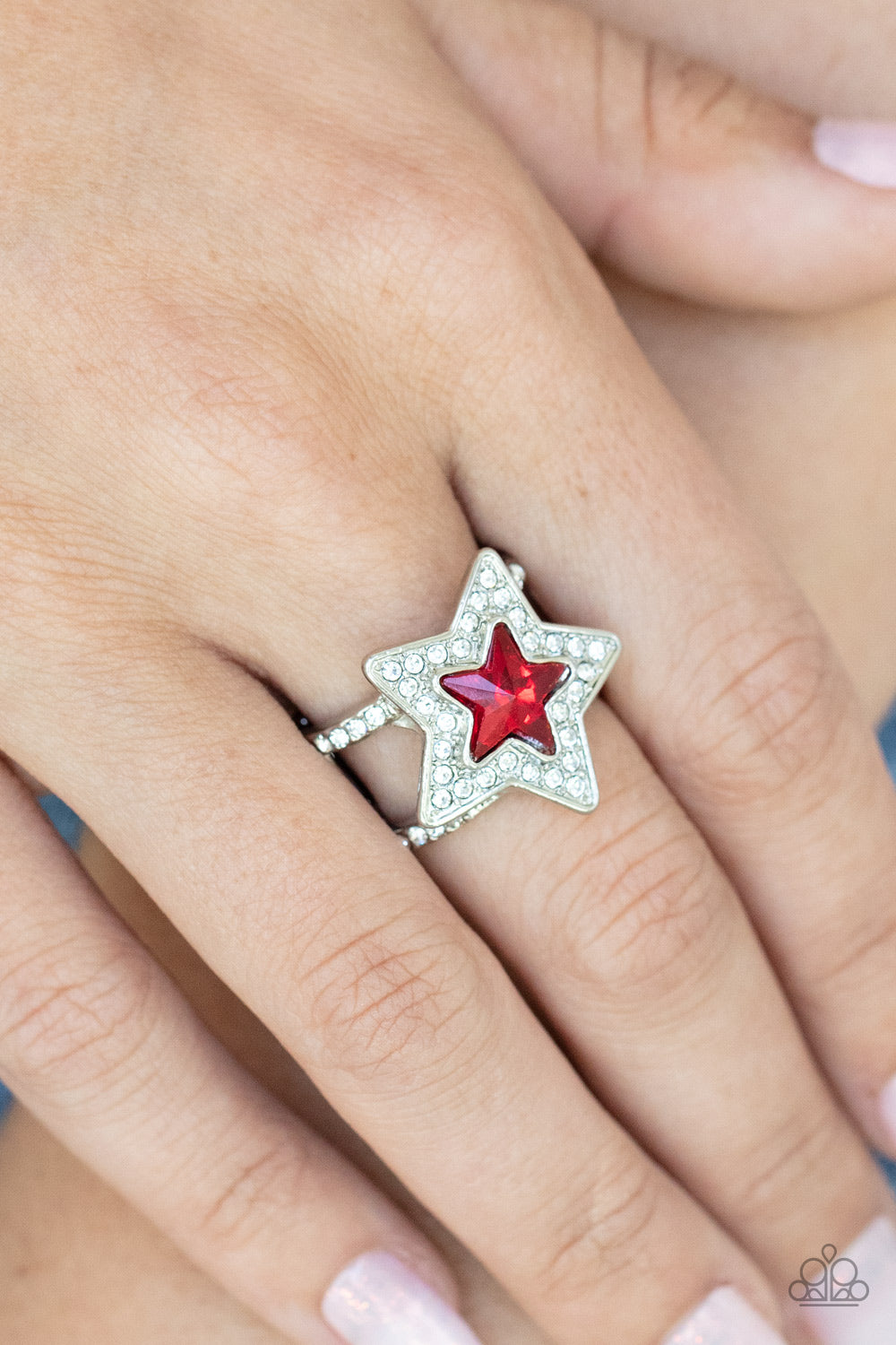 Paparazzi Rings - One Nation Under Sparkle - Red