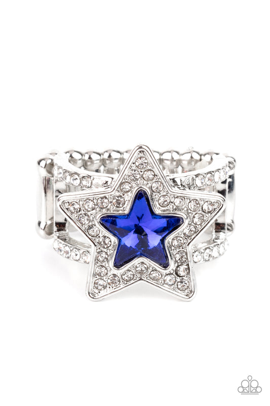 Paparazzi Rings - One Nation Under Sparkle - Blue