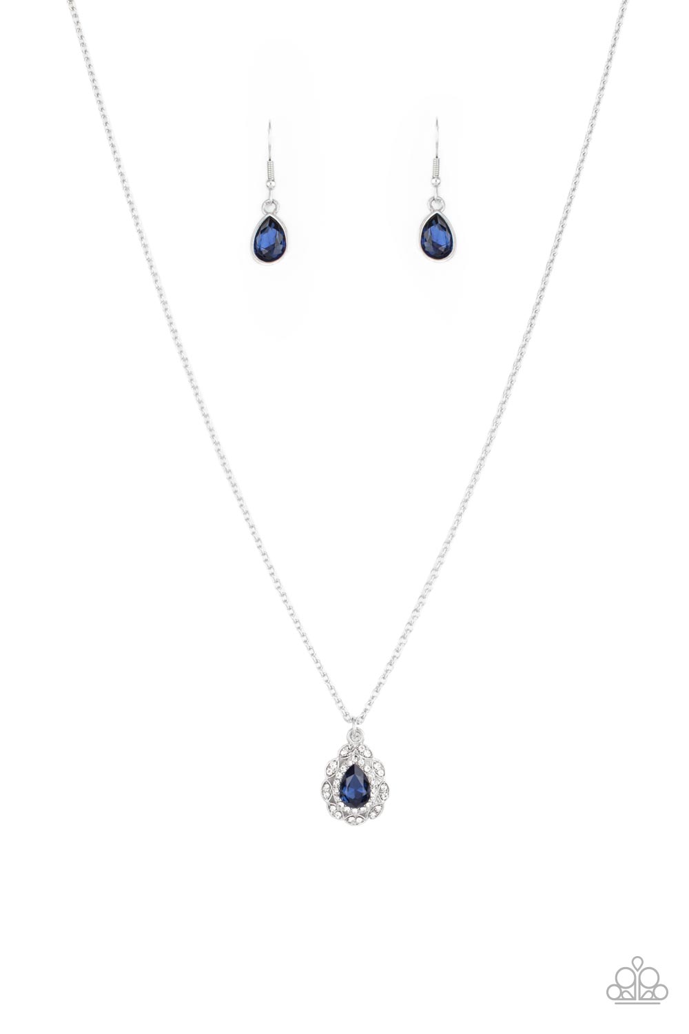Paparazzi Necklaces - Vintage Validation - Blue