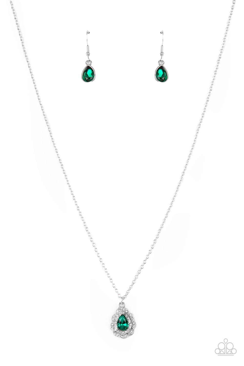 Paparazzi Necklaces - Vintage Validation - Green