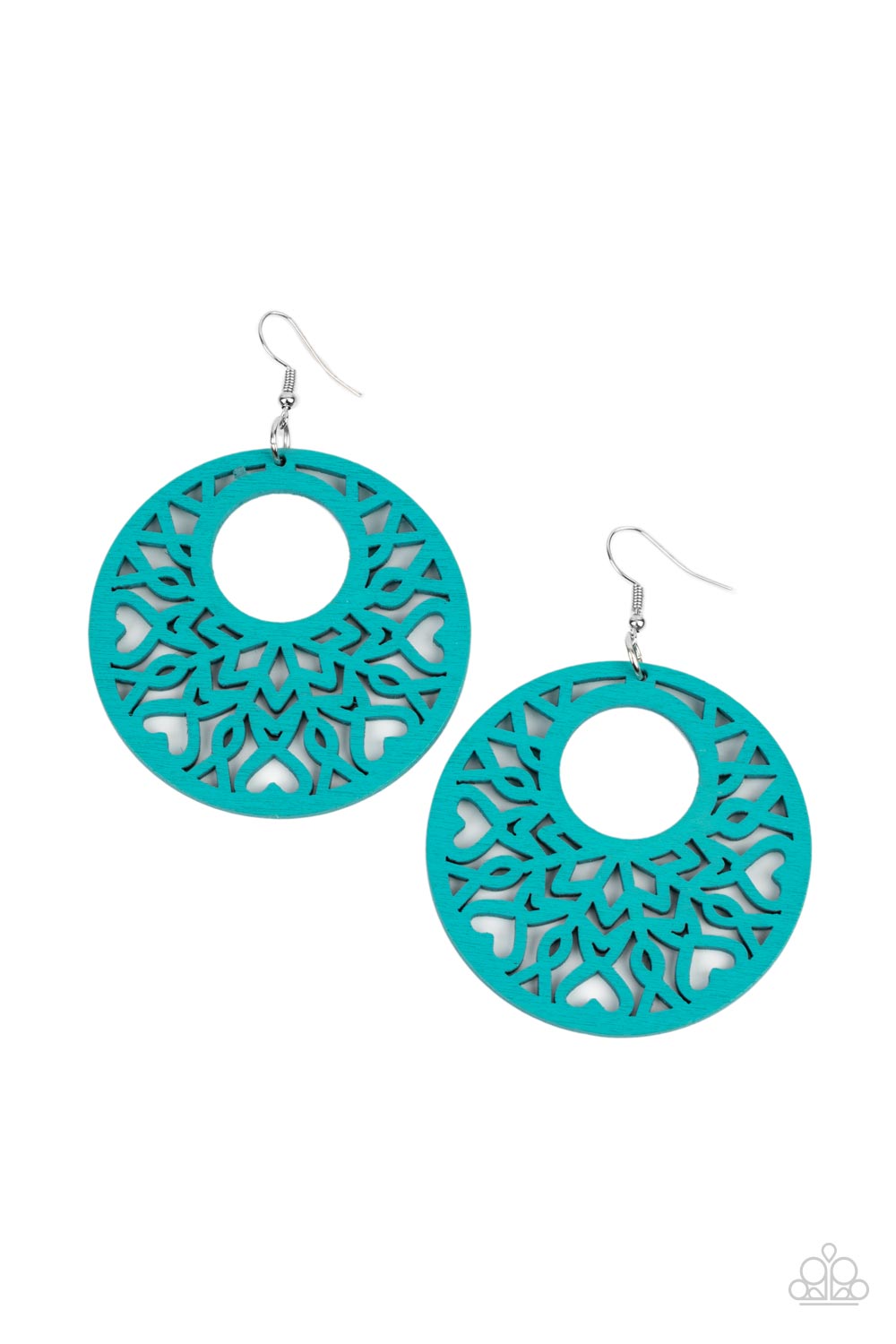 Paparazzi Earrings - Tropical Reef - Blue