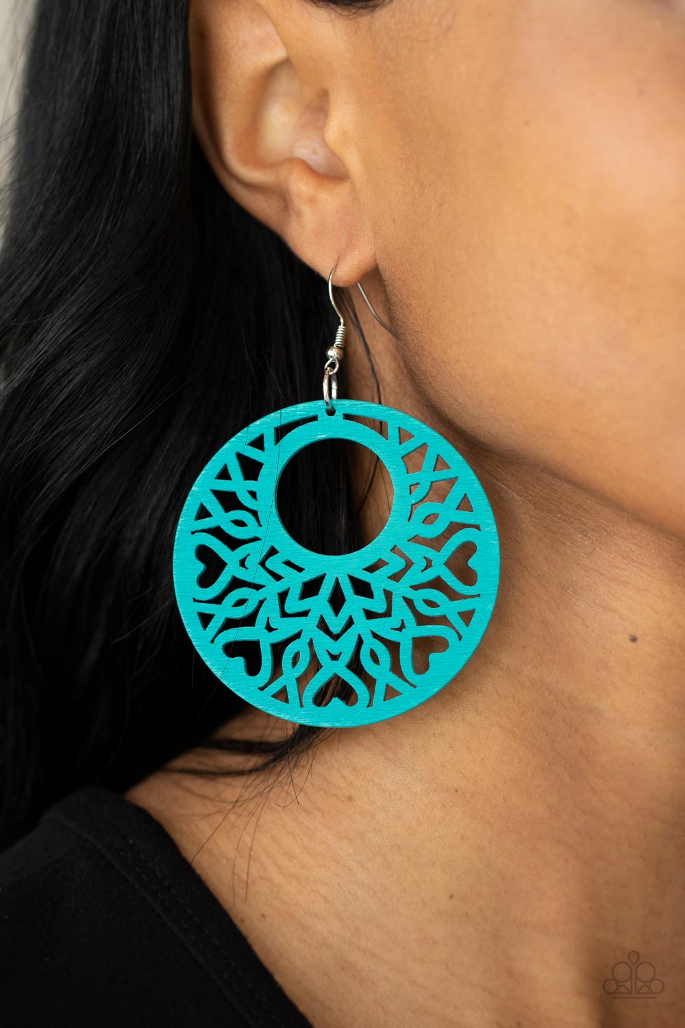 Paparazzi Earrings - Tropical Reef - Blue