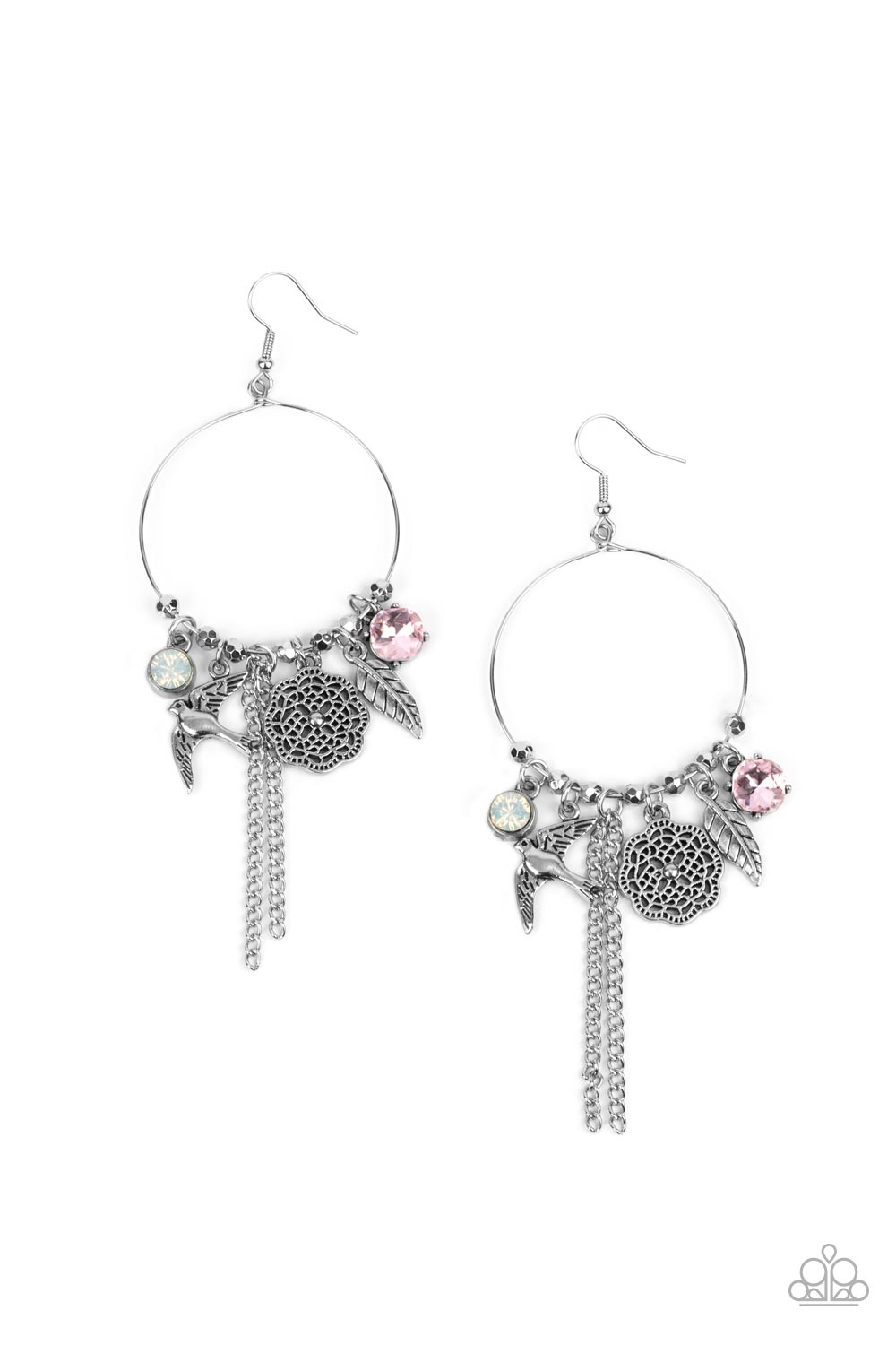 Paparazzi Earrings - Tweet Dreams - Pink