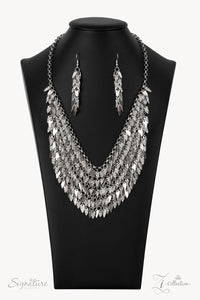 Paparazzi Zi Collection  Necklaces - The NaKisha - 2021 Signature Collection - Silver