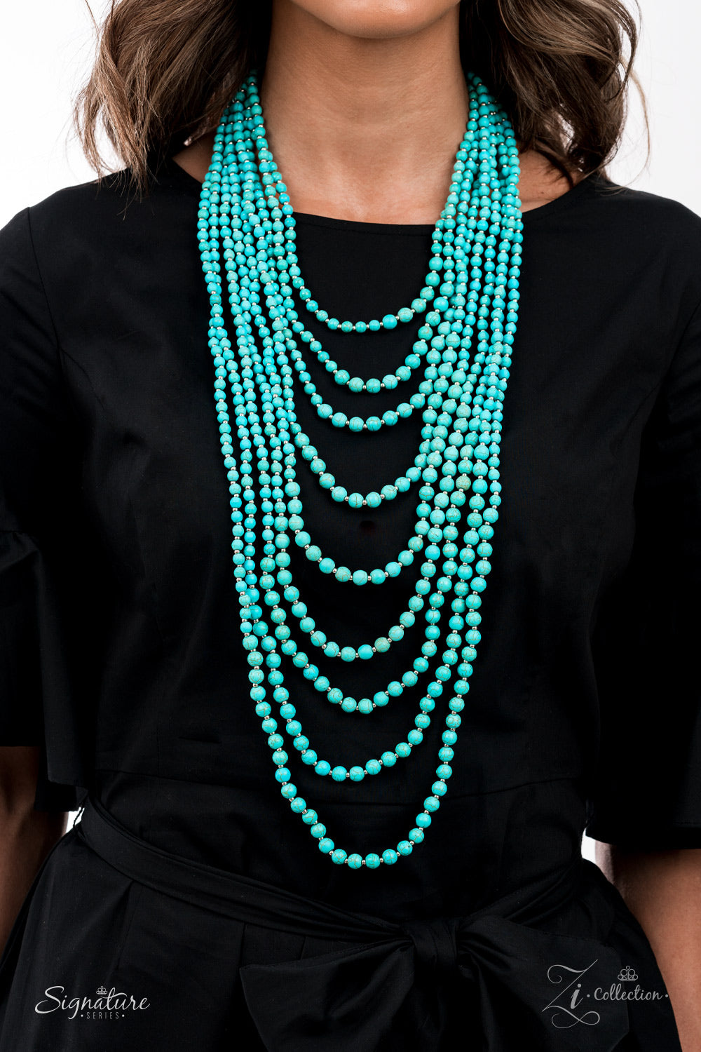 Paparazzi Zi Collection Necklaces - The Hilary - Blue