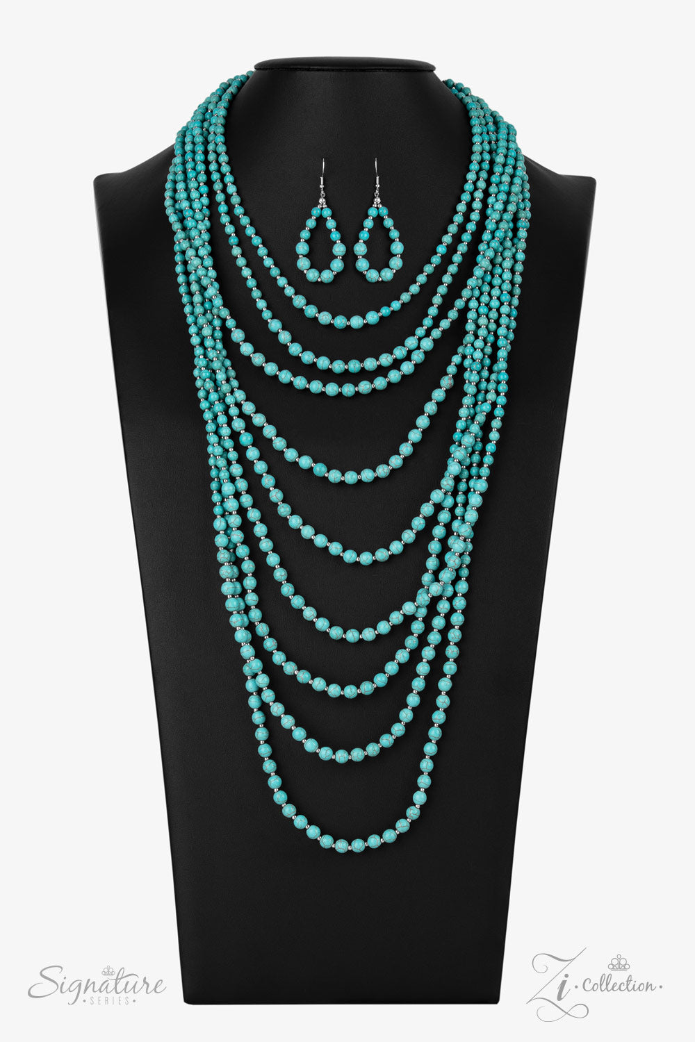 Paparazzi Zi Collection Necklaces - The Hilary - Blue
