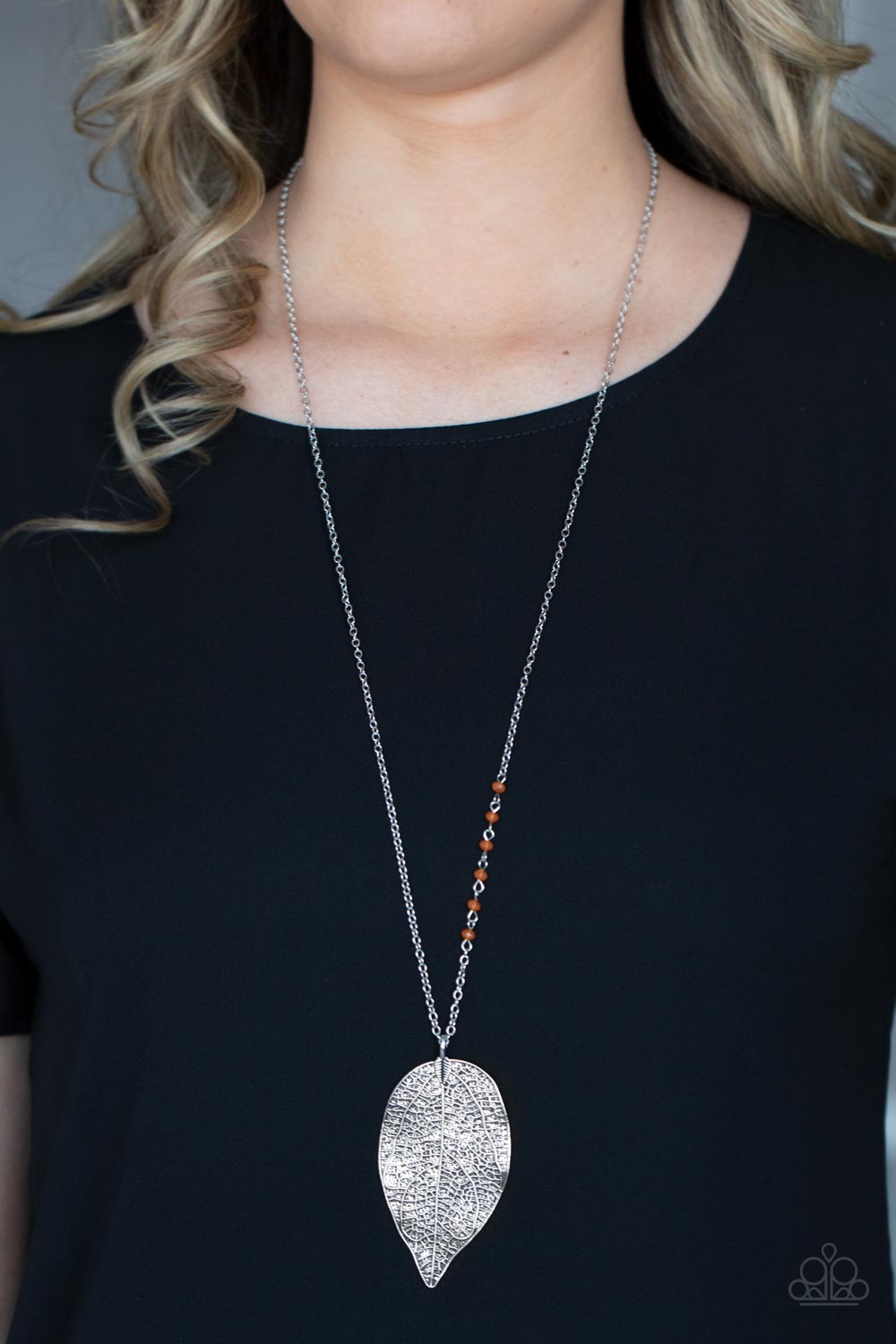 Paparazzi Necklaces - Frond Fantasy - Orange