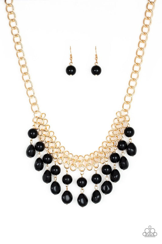 Paparazzi Necklaces - 5th Avenue Fleek - Black