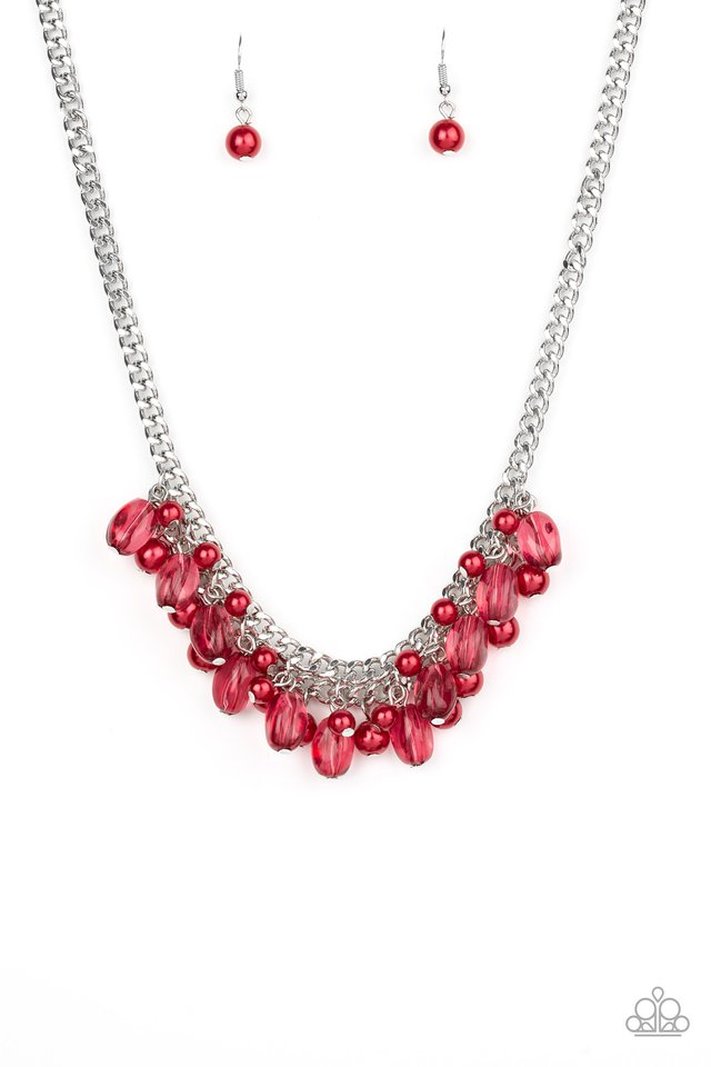 Paparazzi Necklaces - 5th Avenue Flirtation - Red