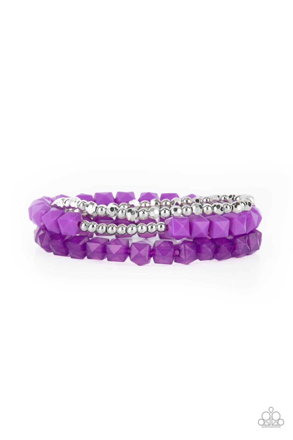 Paparazzi Bracelets - Vacay Vagabond - Purple