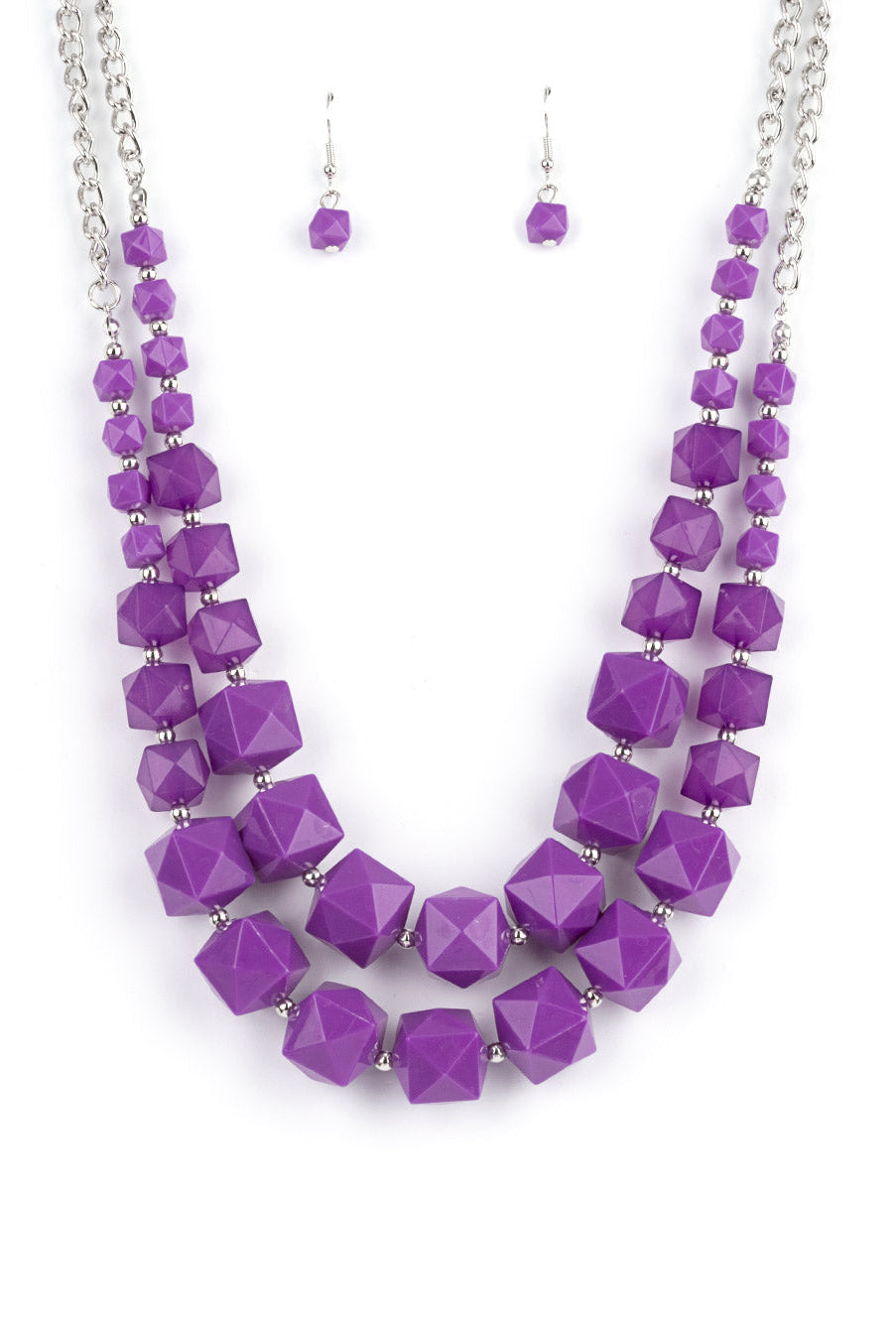 Paparazzi Necklaces - Summer Excursion - Purple