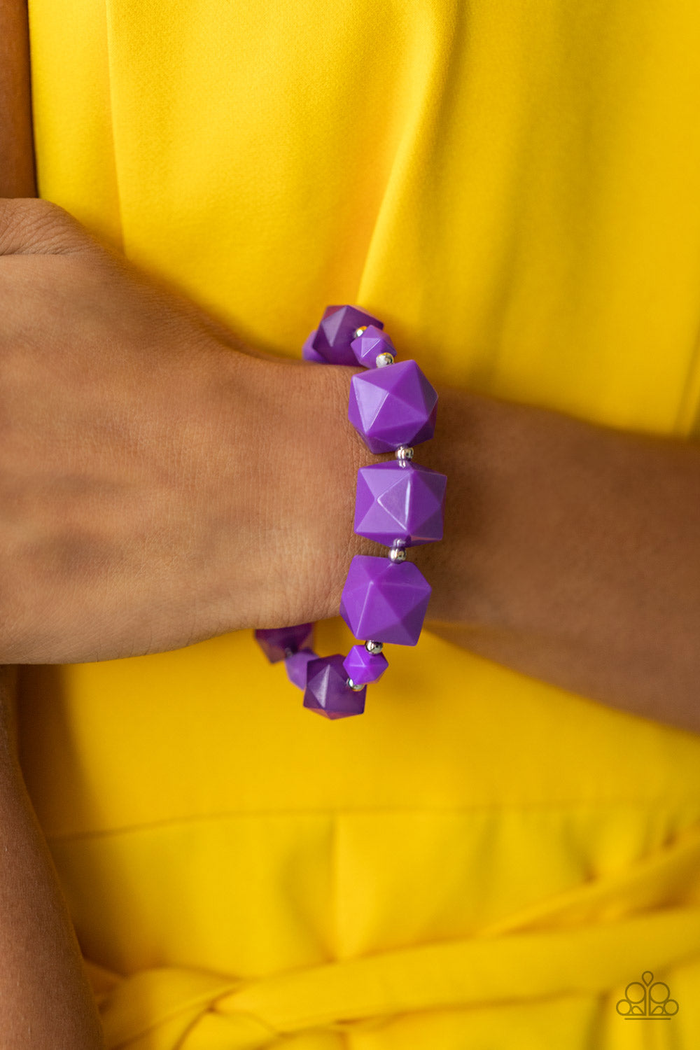 Paparazzi Bracelets - Trendsetting Tourist - Purple