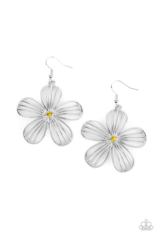 Paparazzi Earrings - Meadow Musical - Yellow