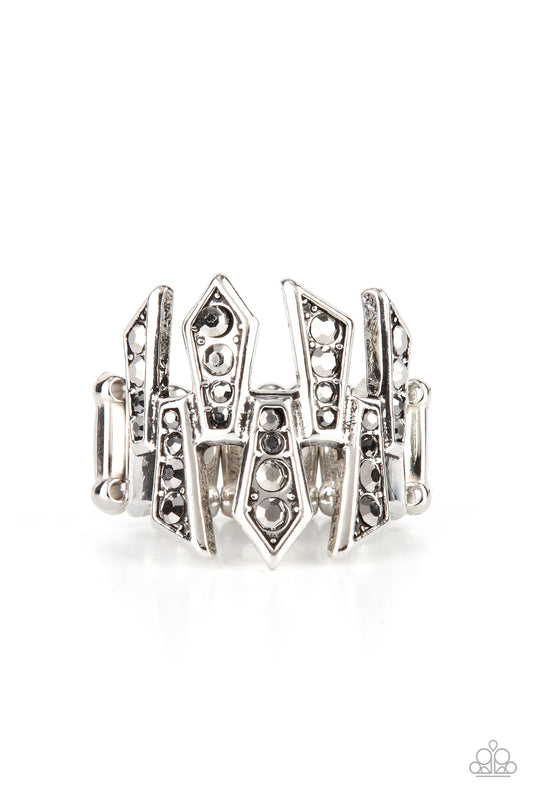 Paparazzi Rings - Juxtaposed Jewels - Silver