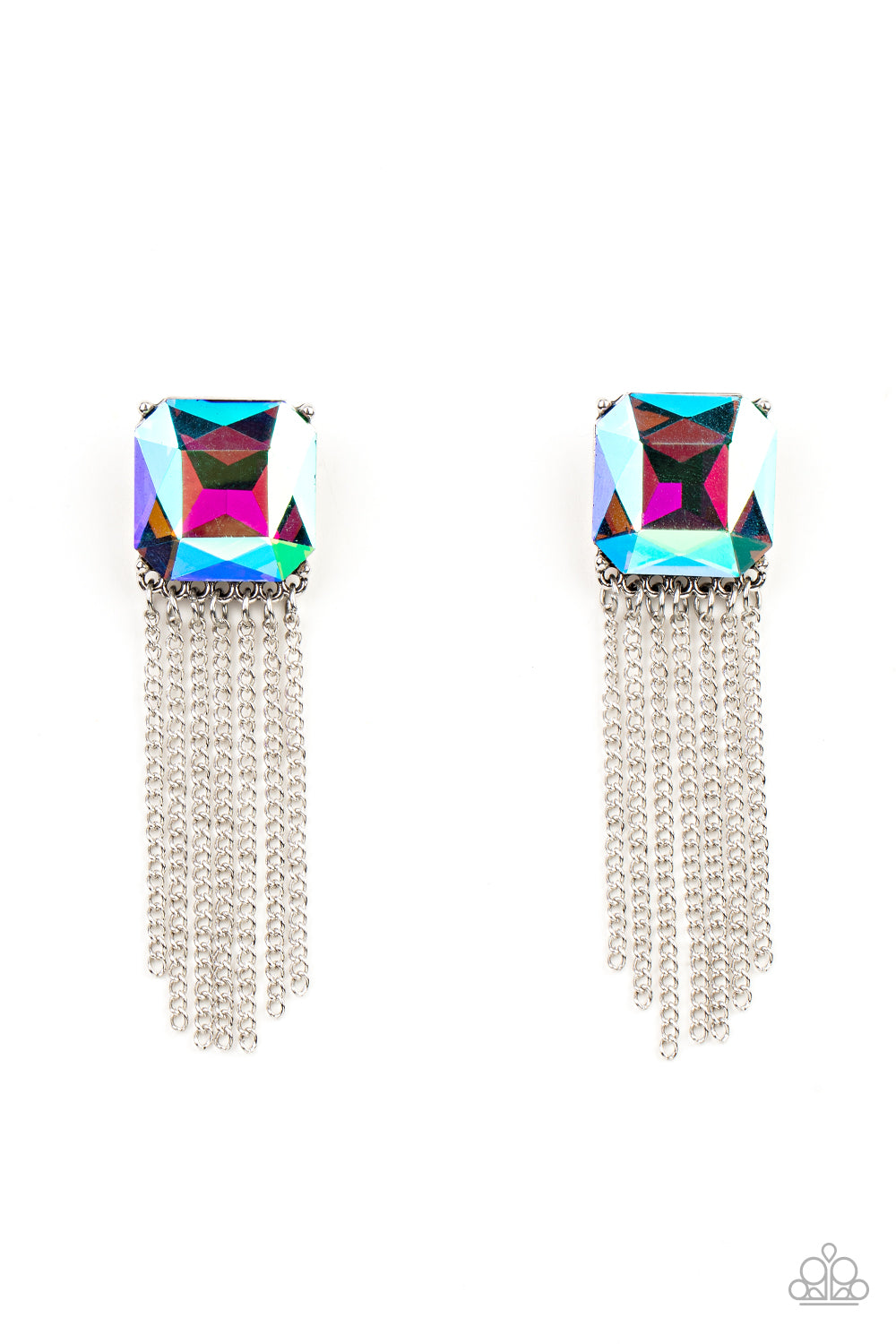 Paparazzi Earrings - Supernova Novelty - Multi - Life of the Party October 2021