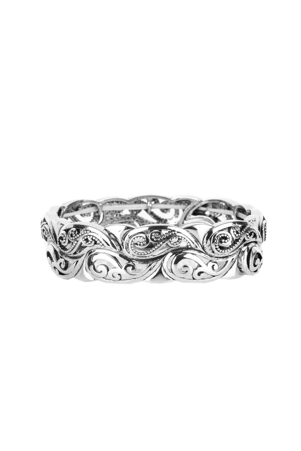 Paparazzi Bracelets - Paisley Portico - Silver