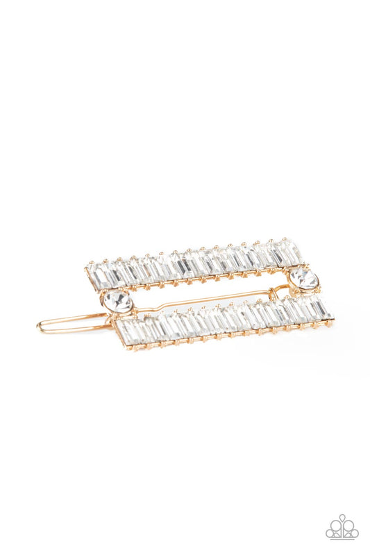 Paparazzi Hair Accessories - Deco Dynasty - Gold